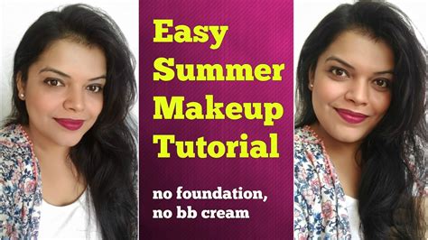 Summer Makeup Tutorial For Oily Skin At Home For Beginners Using