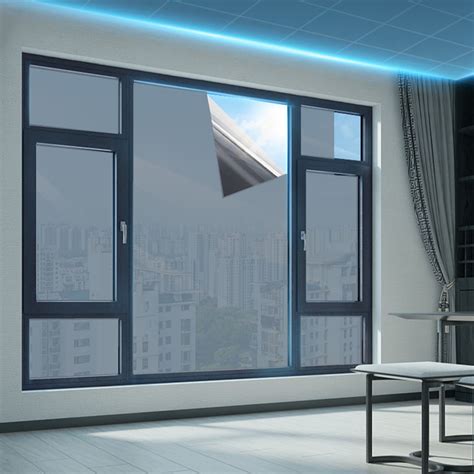 One Way Window Film Window Tint for Home, See Out Not in Daytime
