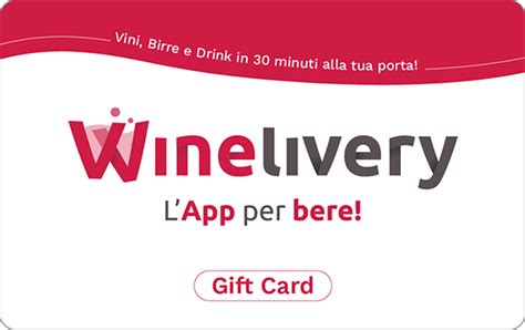 Gift Card Winelivery Carta Prepagata Di Vari Tagli