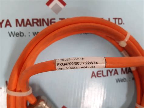 REXROTH RKG4200 005 SIGNAL CABLE 5M R911310645 A04 39 Aeliya Marine