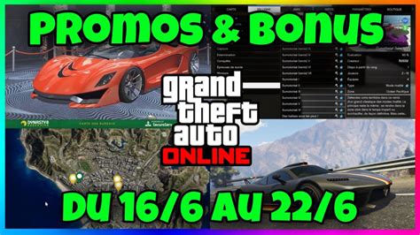 PROMOTION ET BONUS DE LA SEMAINE GTA ONLINE 3 VOITURES GRATUITES GTA5