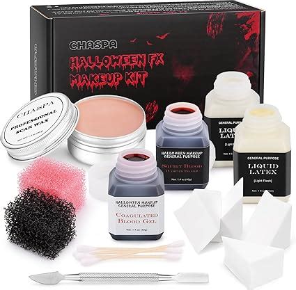 Chaspa Kit De Maquillage Sfx En Latex Liquide Effets Sp Ciaux Pour