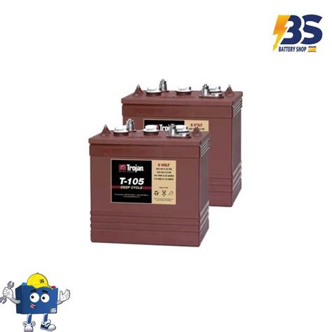 T 105 Trojan 6v 225 Ah Battery Shop