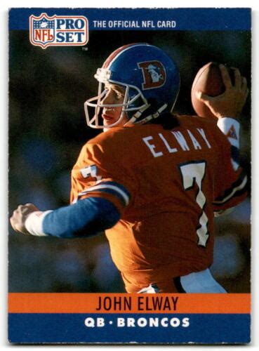 1990 Pro Set 88 John Elway Denver Broncos EBay