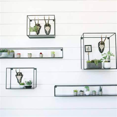 Collection of Metal Shelving With Various Home Decor | EBTH