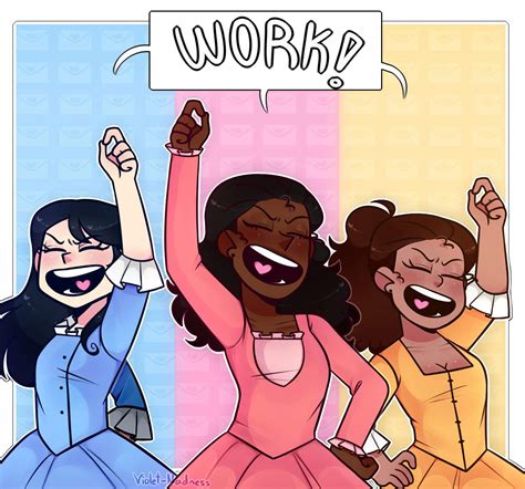 Schuyler Sisters ~ [fanart Redraw] Hamilton Amino