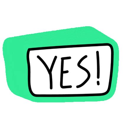 Yes Sticker For Ios Android Giphy How To Add Stickers To Photos On