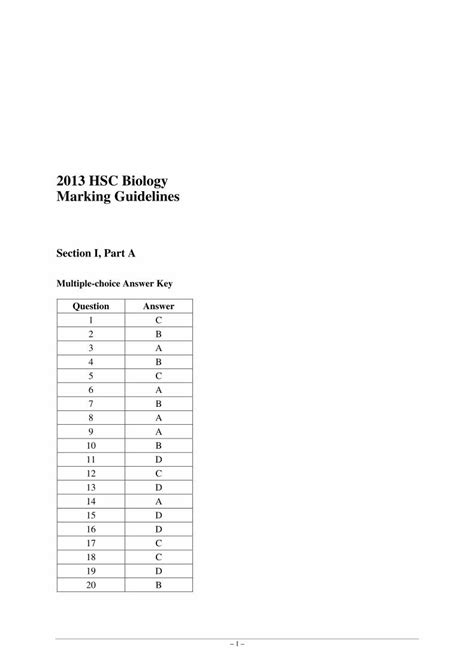 PDF Bio 13 2013 Hsc Biology Exam Nsw Marking Guidelines DOKUMEN TIPS