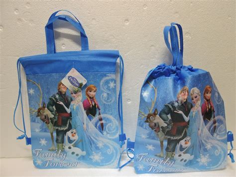 Frozen Dulceros Bolsas Fiesta Regalos Recuerdos Azul En