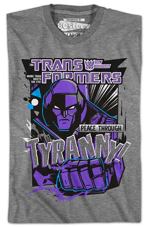 Peace Through Tyranny Transformers T Shirt