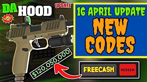 ⚠️9 New Codes💵⚠️da Hood Redeem Codes 2024 Da Hood Codes 2024 Da