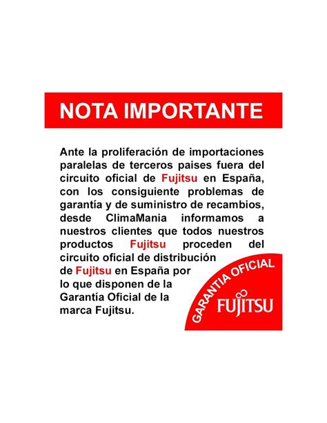 Fujitsu ACY35 KA Aire Acondicionado Conductos ECO