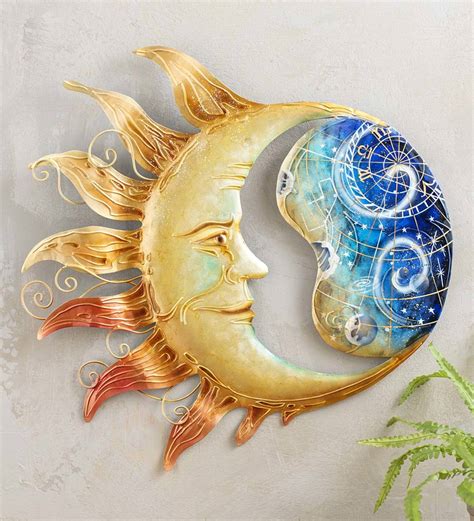 Metal And Capiz Celestial Wall Art Wind And Weather