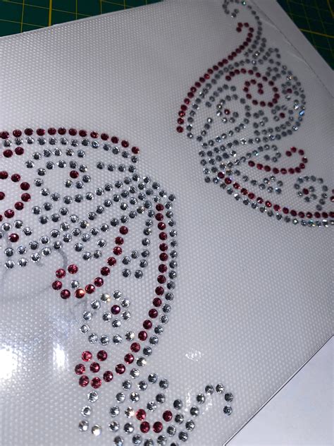 Rhinestone Hot Fix Iron On Crystal Diamante Patch BUTTERFLY Etsy