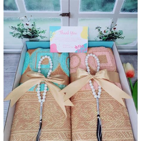 Jual Ralysia Id Kado Hadiah Pernikahan Hampers Sajadah Couple