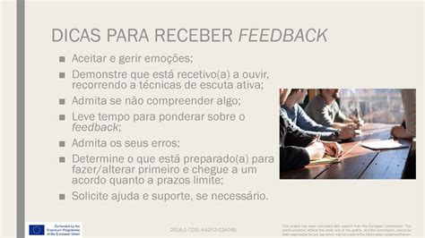 DAR E RECEBER FEEDBACK Ppt Carregar