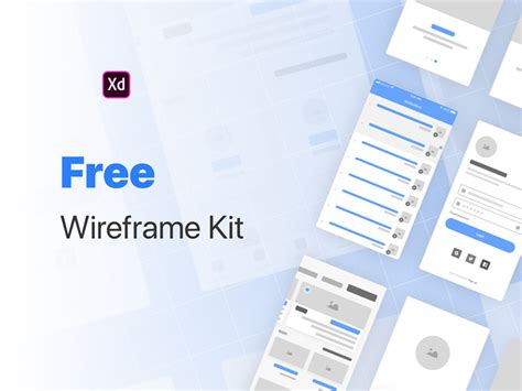 Wireframe Kit For Adobe XD | Free PSD Templates