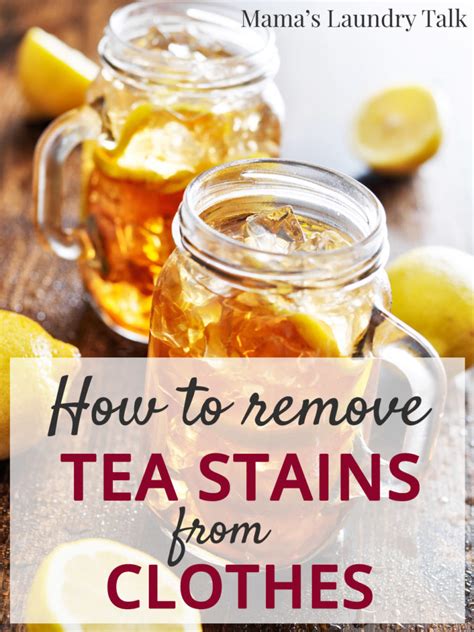 How To Remove Tea Stains