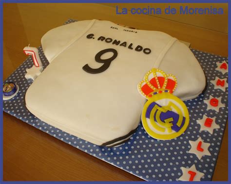 La Cocina De Morenisa Tarta Camiseta De Cristiano Ronaldo Fondant