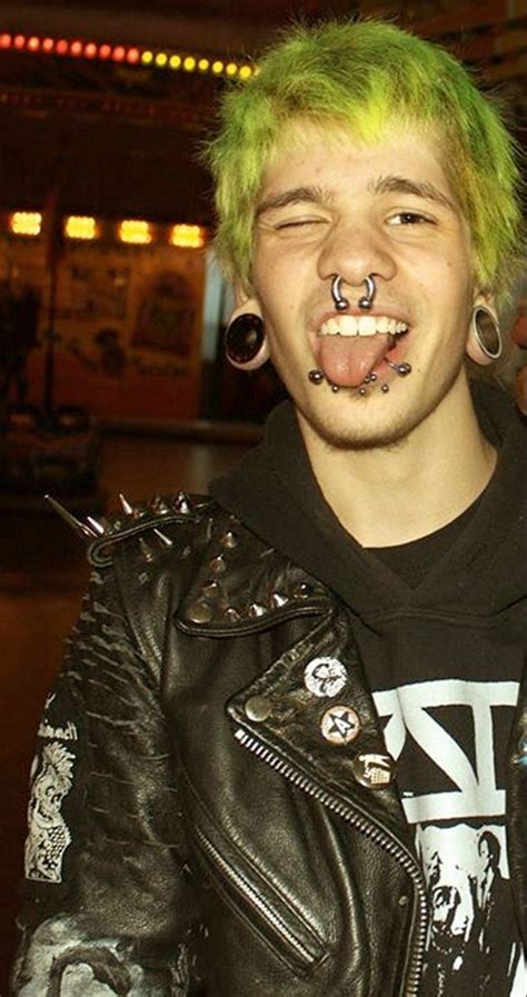 Pin By Christian Vanzo On Ciao Punk Hair Punk Guys Face Piercings