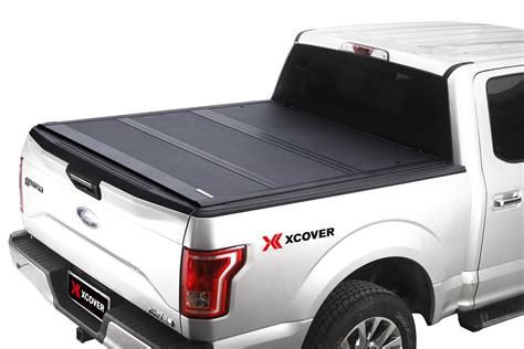 Hard Folding Low Profile Truck Bed Tonneau Cover, Compatible with 2016 ...