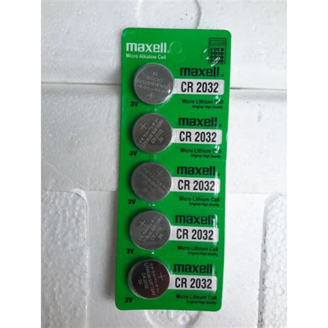 Battery Maxell Kancing Batre Baterai Lithium Cr Kalkulator Jam