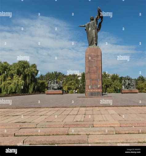 Monument To The Fighters Of The Revolutionkyrgyzstan Stock Photo Alamy