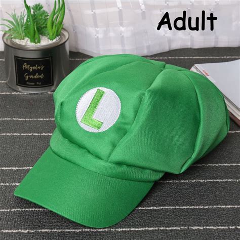 Super Mario Bros Hat Mario Hat For Kids Cute Cartoon Cosplay Kids Adult