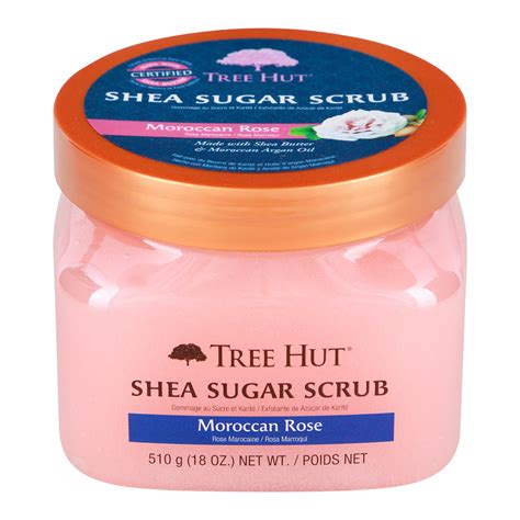 Tree Hut Moroccan Rose Shea Sugar Exfoliing And Hydrating Body Scrub