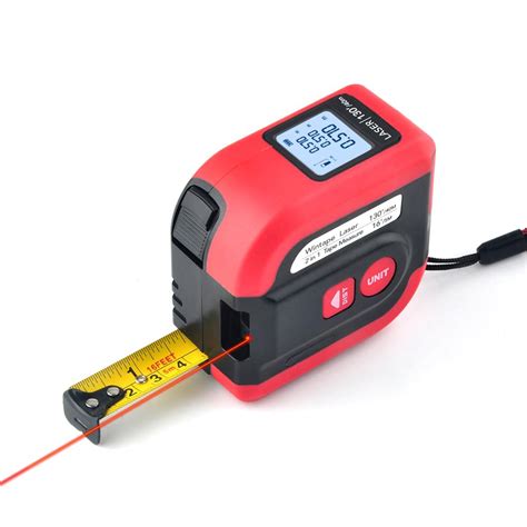 Wintape Laser Tape Measure In With Large Lcd Display Digital