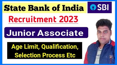 Sbi Junior Associate Recruitment Sbi Vacancies Sbi