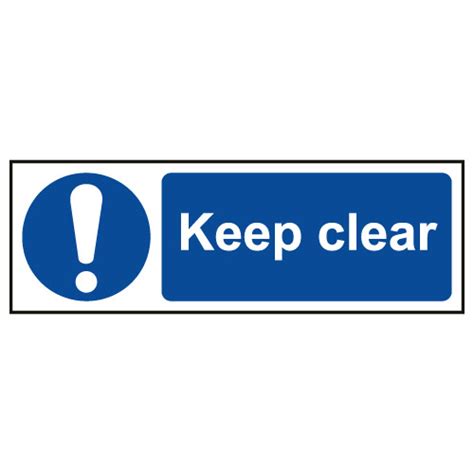 Keep Clear Sign