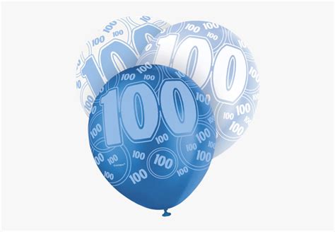 Happy 100th Birthday 12 Pearlized Printed Latex Balloons Balloon