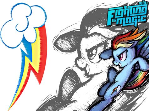 Rainbow Dash Fighting Is Magicwallpaper 1024x768 By Perpetualspectrum