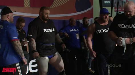 Hafthor Björnsson S 501kg 1104lbs World Record Deadlift Attempt Arnold Classic 2019 Youtube