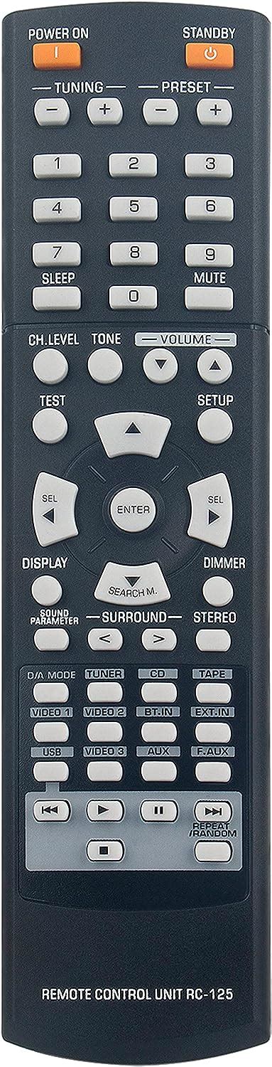 Amazon RC 125 Replace Remote Control Fit For Sherwood Audio Video