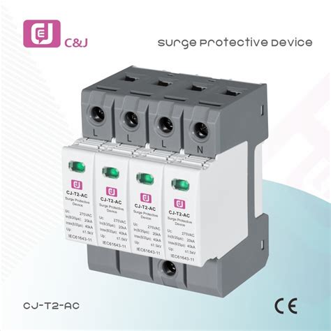 Cj T Ac V Ka P Spd Arrester Surge Protective Device Lightning