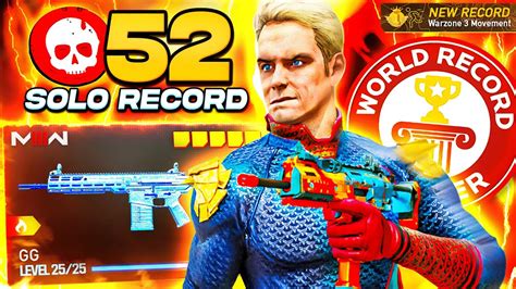 NEW WORLD RECORD KILLS SOLO In Warzone 3 Rebirth META LOADOUT YouTube