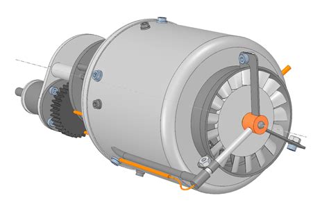 涡轮螺旋桨发动机 Solidworks 2012 模型图纸下载 懒石网