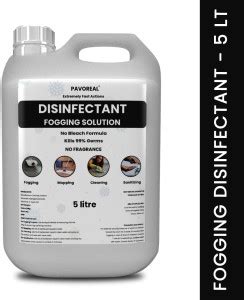 Pavoreal Disinfectant Fogging Sanitizer Solution Liquid Litre