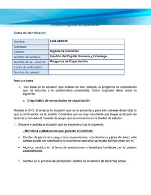 impacto Gestión del capital humano y liderazgo v2 Impacto de la