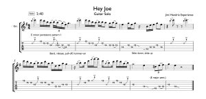 Hey Joe Guitar Solo - Guitar Music Theory by Desi Serna