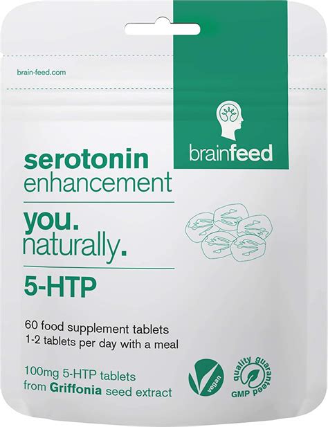 Griffonia Seed 5-HTP 100mg Mood Booster | Natural Serotonin Precursor ...