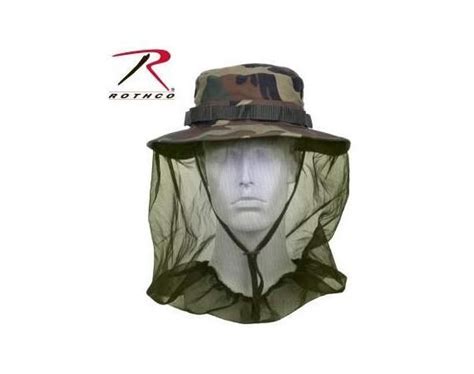 Camo Boonie Hats With Mosquito Netting Vermonts Barre Army Navy