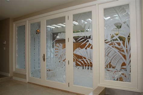 Etched Glass Doors Etched Glass Panels Etched Glass Railings All Custom