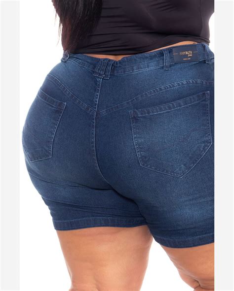 Riachuelo Shorts Oversized Almaria Plus Size Shyros Jeans