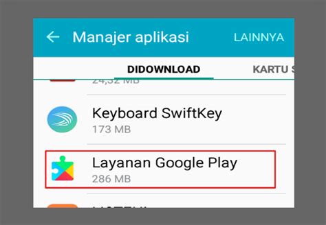 Cara Mengatasi Muncul Notifikasi Layanan Google Play Terhenti Di HP