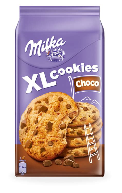 Милка XL Куки Чоко печенье с кусочками шоколада 184гр.*10шт.(Польша ...