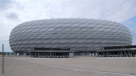 Famous Allianz Arena stadium in Munich - Home of famous soccer club FC ...