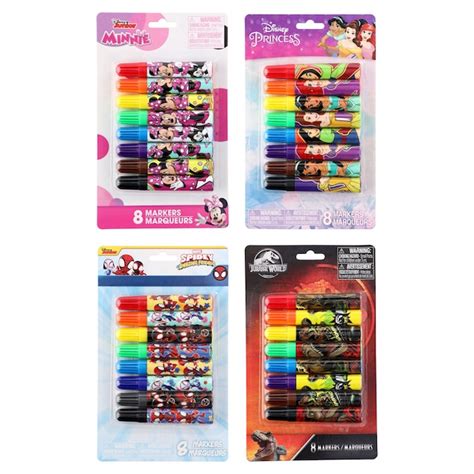 View Licensed Character Mini Marker Sets